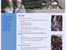 Tablet Screenshot of abenteuer-bergbau.de